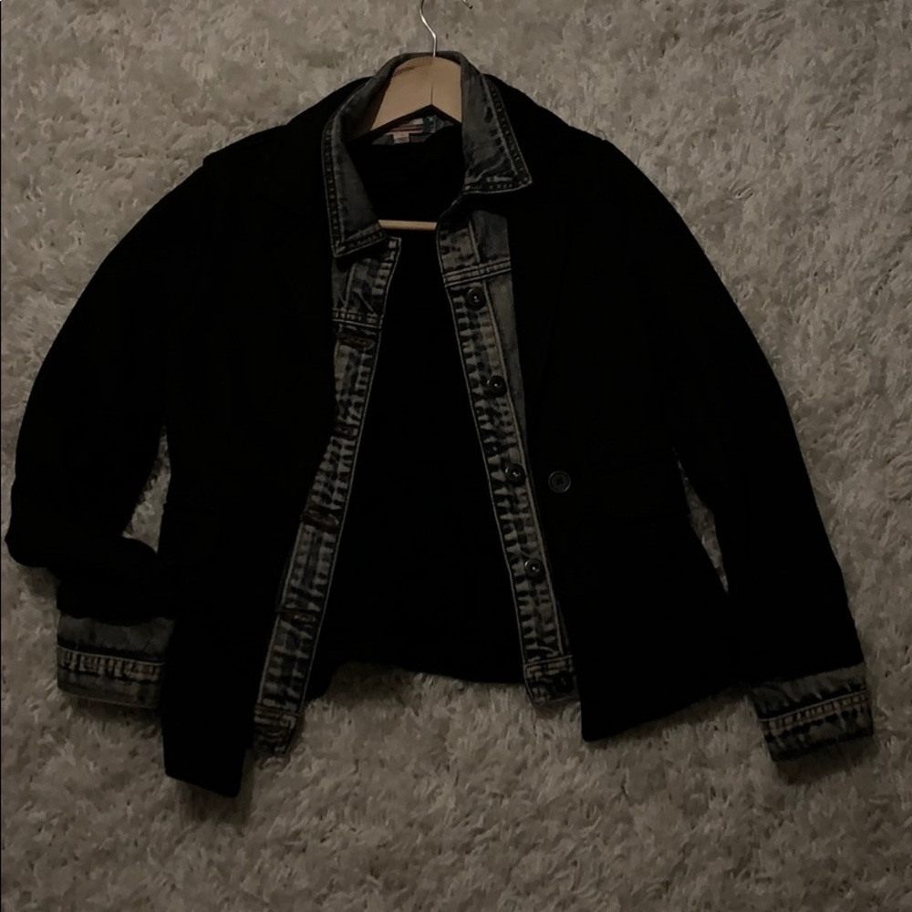 Jean and blazer jacket